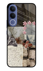 Midnight Sky Vivo V70 FE 5G Glass Case Back Cover by Casekaro
