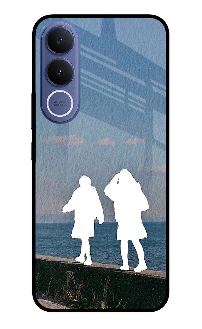 Coastal Dream Vivo V70 FE 5G Glass Case Back Cover by Casekaro