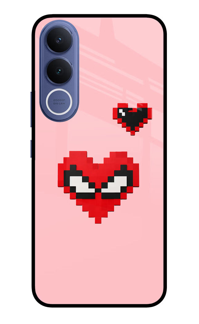 Gwen Heart Vivo V70 FE 5G Glass Case Back Cover by Casekaro