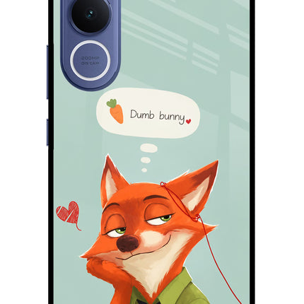Nick Charm Vivo V70 FE 5G Glass Case Back Cover by Casekaro