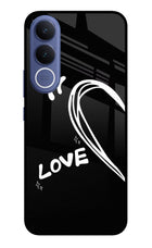 Love Line Vivo V70 FE 5G Glass Case Back Cover by Casekaro