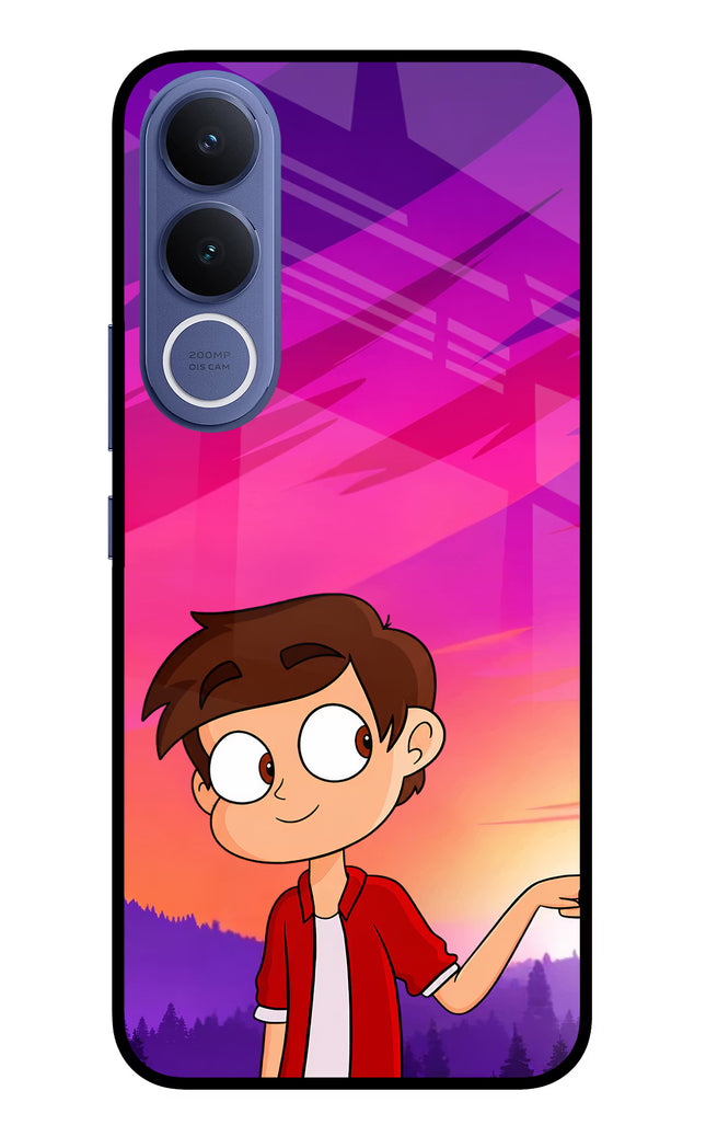 Marco Sunset Vivo V70 FE 5G Glass Case Back Cover by Casekaro