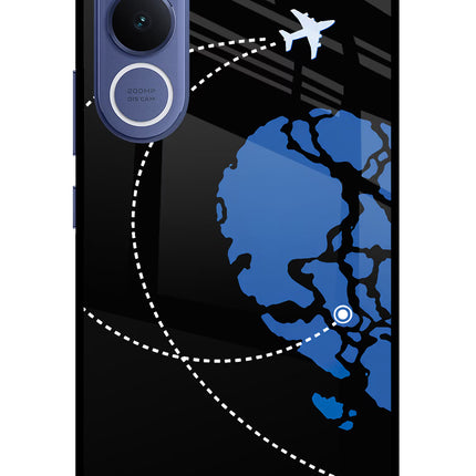 Love Orbit Vivo V70 FE 5G Glass Case Back Cover by Casekaro