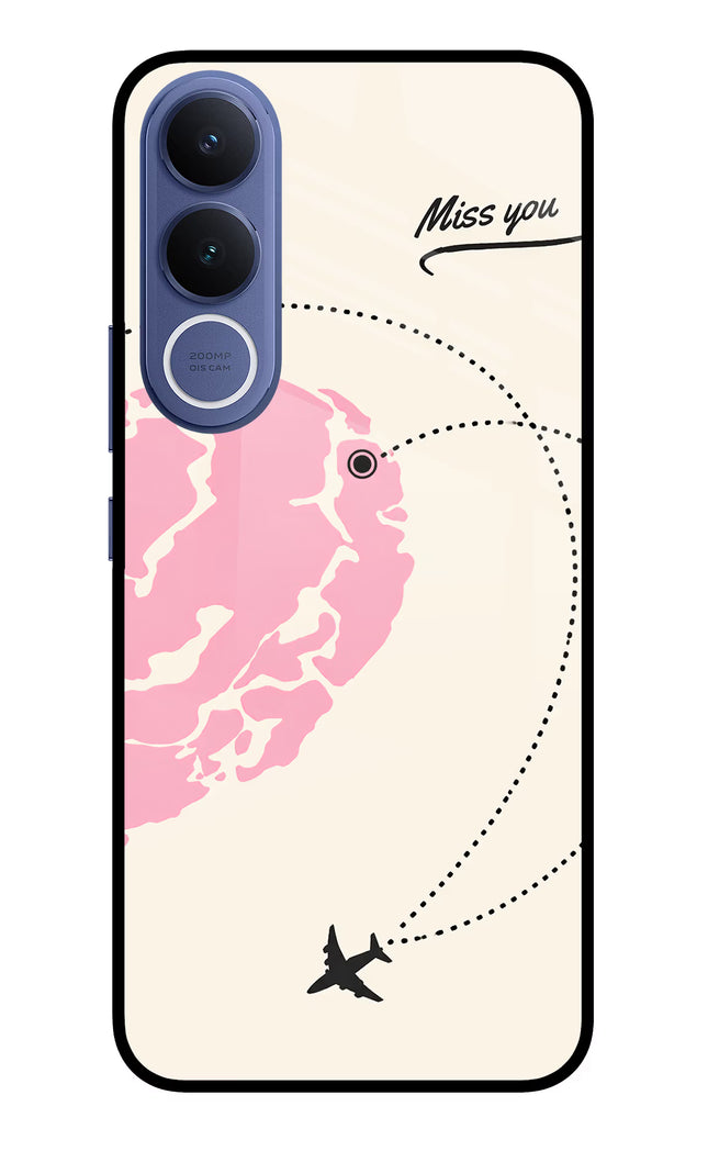 Miss Orbit Vivo V70 FE 5G Glass Case Back Cover by Casekaro
