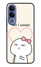 Always Right Vivo V70 FE 5G Glass Case Back Cover by Casekaro