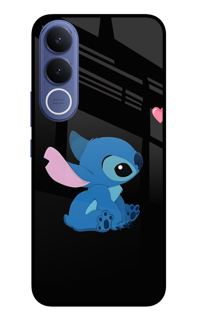 Stitch Crush Vivo V70 FE 5G Glass Case Back Cover by Casekaro