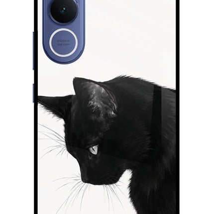Shadow Gaze Vivo V70 FE 5G Glass Case Back Cover by Casekaro