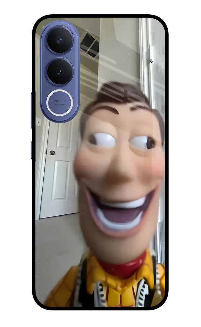 Side Eye Woody Vivo V70 FE 5G Glass Case Back Cover by Casekaro
