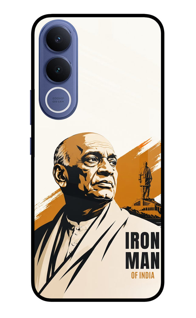 Sardar Patel Iron Will Vivo V70 FE 5G Glass Case Back Cover by Casekaro