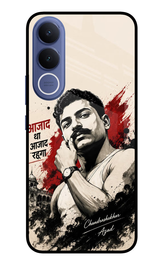 Chandrashekhar Azad Fearless Vivo V70 FE 5G Glass Case Back Cover by Casekaro