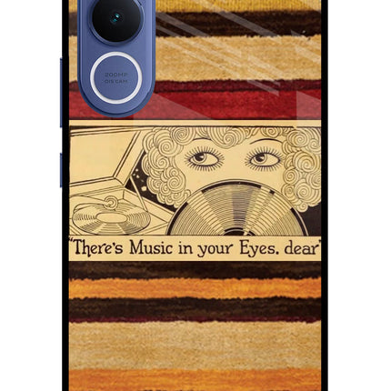 Vinyl Stripes Vivo V70 FE 5G Glass Case