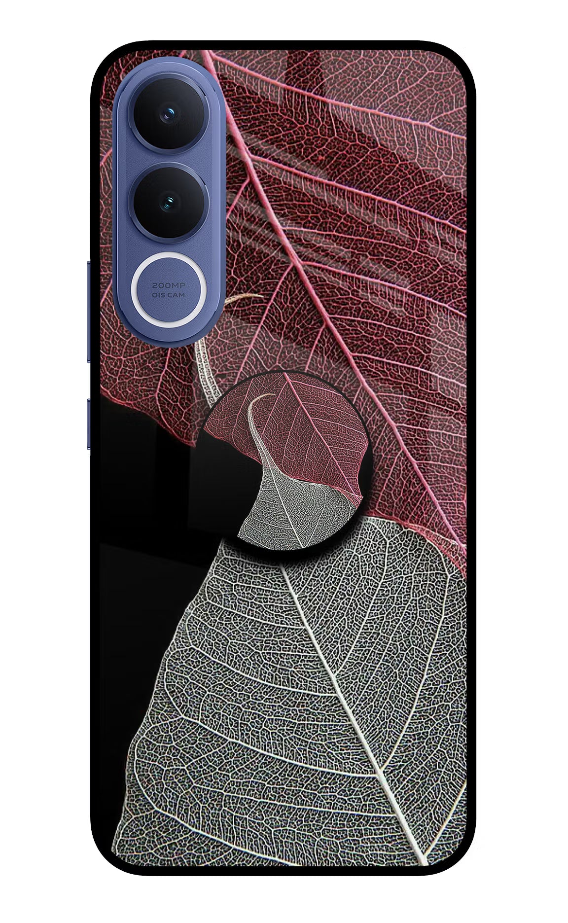 Leaf Pattern Vivo V70 FE 5G Pop Case by Casekaro