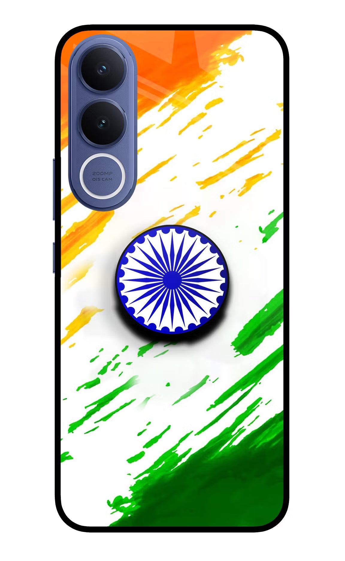 Indian Flag Ashoka Chakra Vivo V70 FE 5G Pop Case by Casekaro