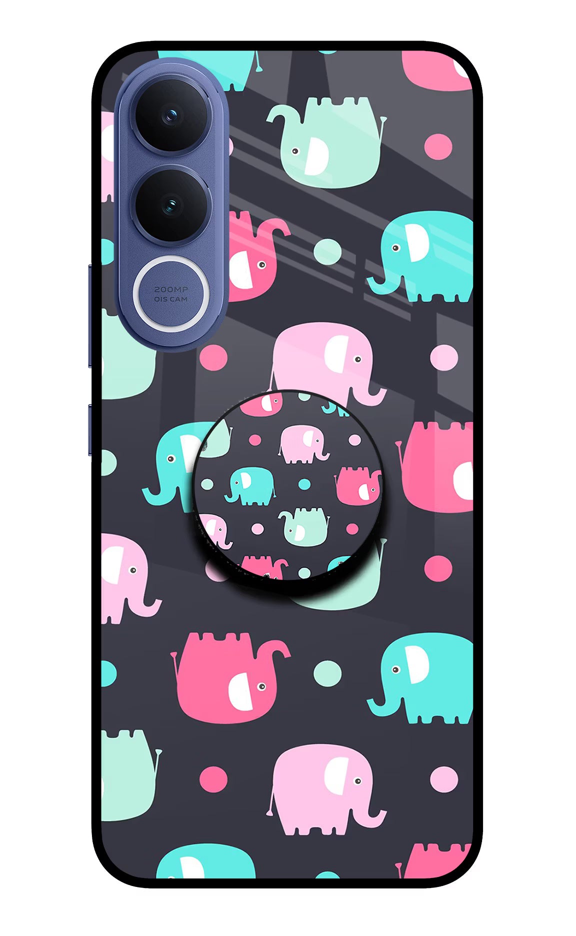 Baby Elephants Vivo V70 FE 5G Pop Case by Casekaro