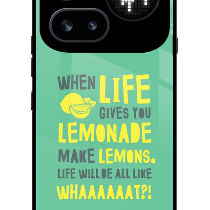 Quote Nothing Phone 4a Pro Glass Case Back Cover by Casekaro