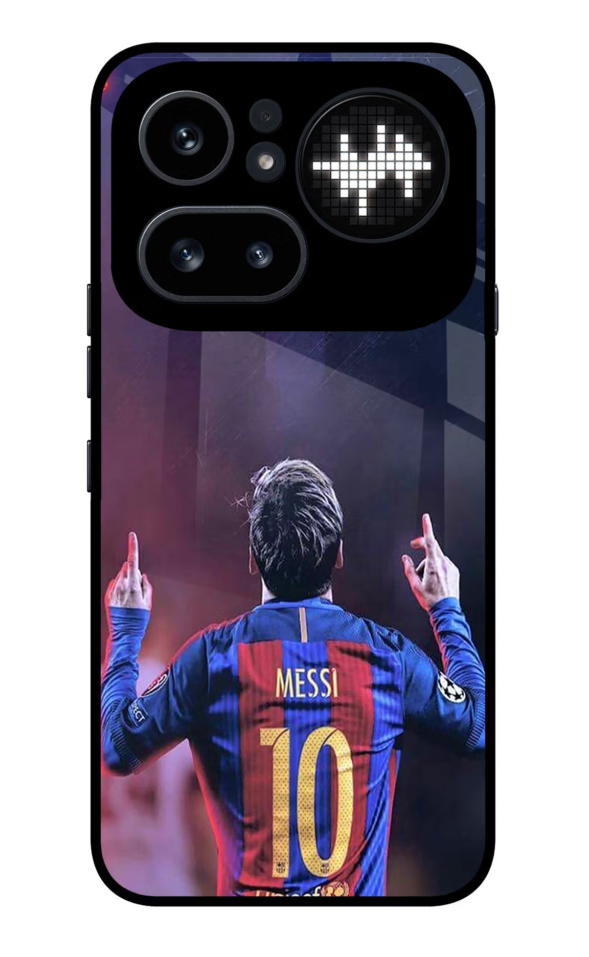 Messi Nothing Phone 4a Pro Glass Case Back Cover by Casekaro