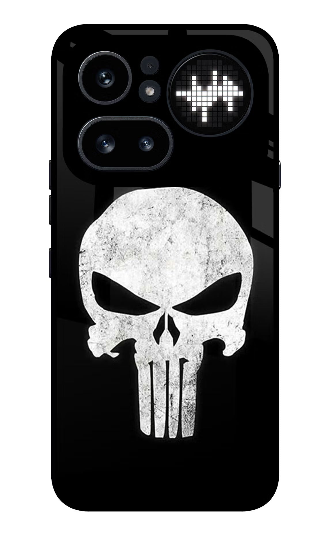 Punisher Skull Nothing Phone 4a Pro Glass Case