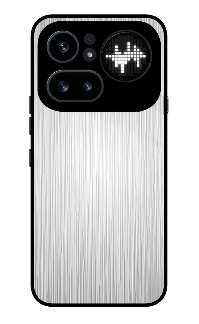 Wooden Grey Texture Nothing Phone 4a Pro Glass Case Back Cover by Casekaro