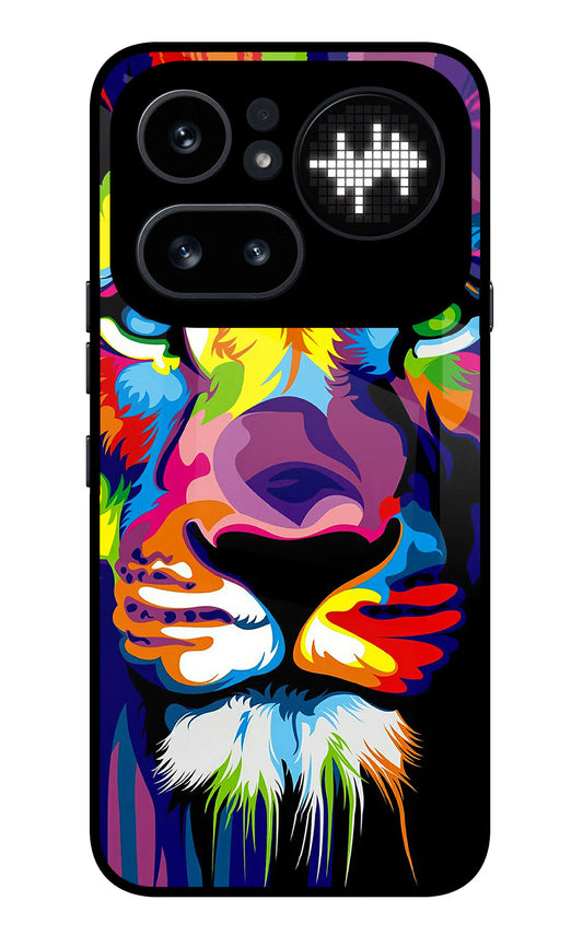 Lion Nothing Phone 4a Pro Glass Case