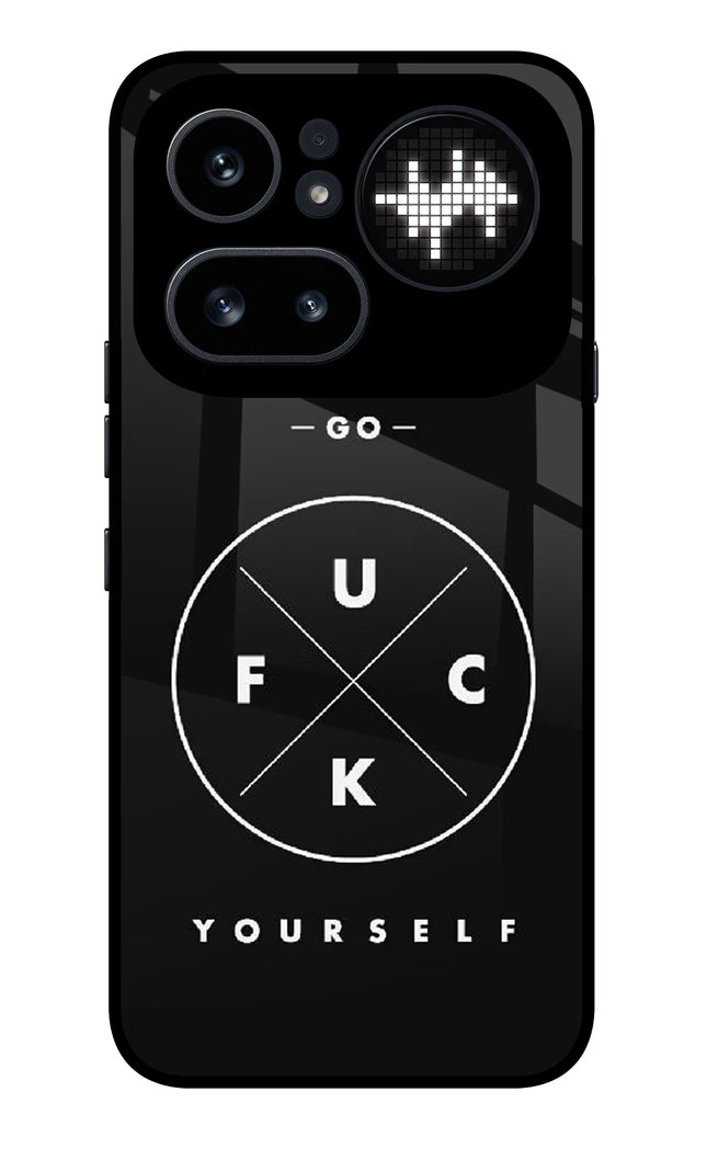 Go Fuck Yourself Nothing Phone 4a Pro Glass Case