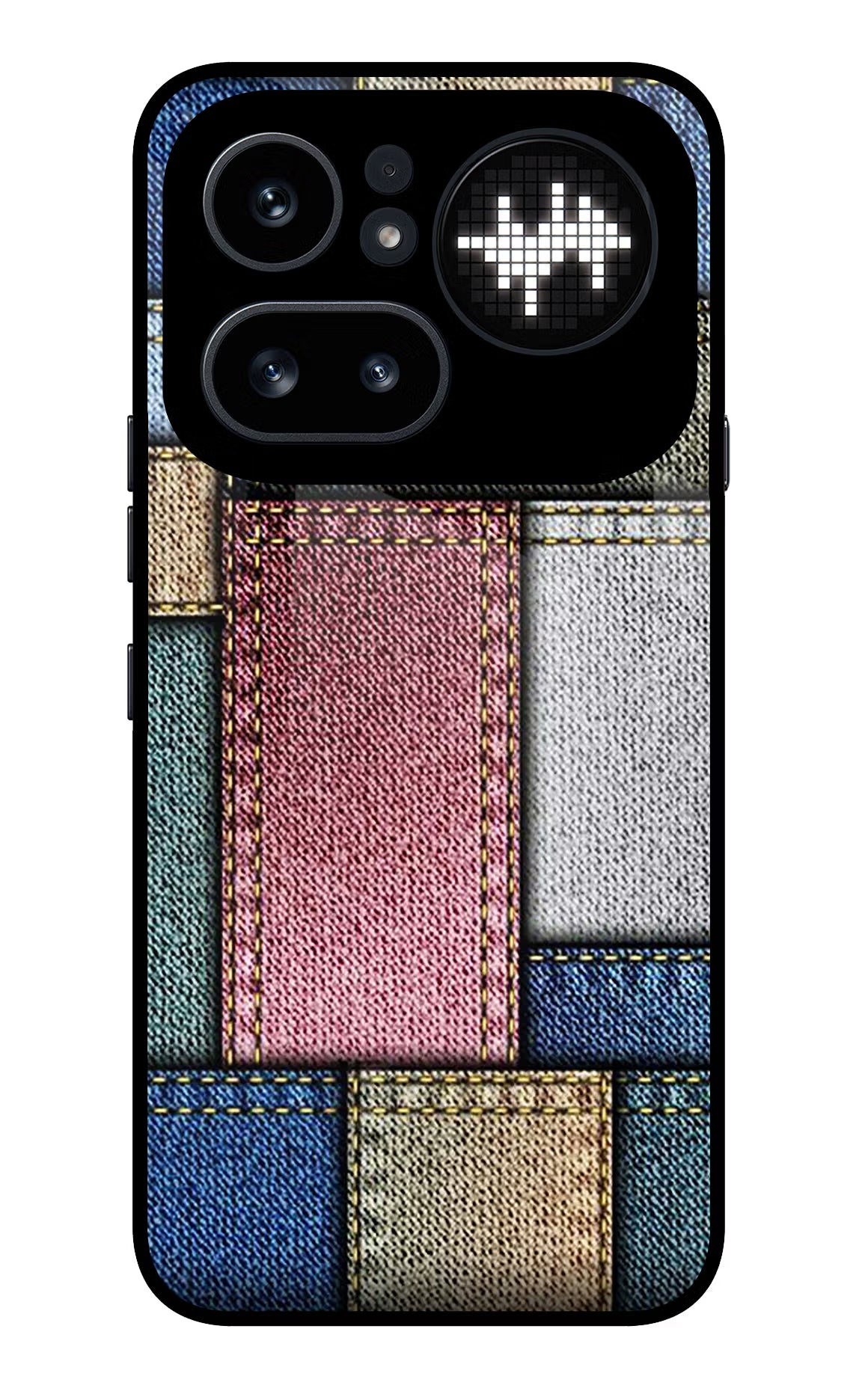 Multicolor Jeans Nothing Phone 4a Pro Glass Case