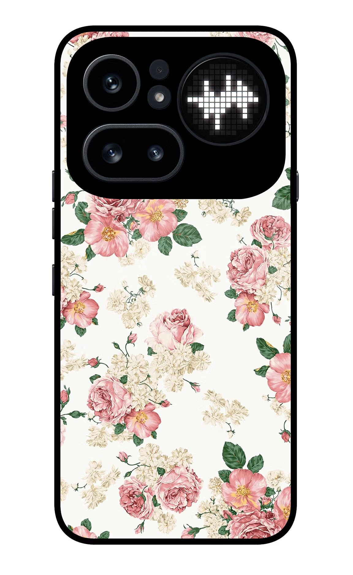 Flowers Nothing Phone 4a Pro Glass Case