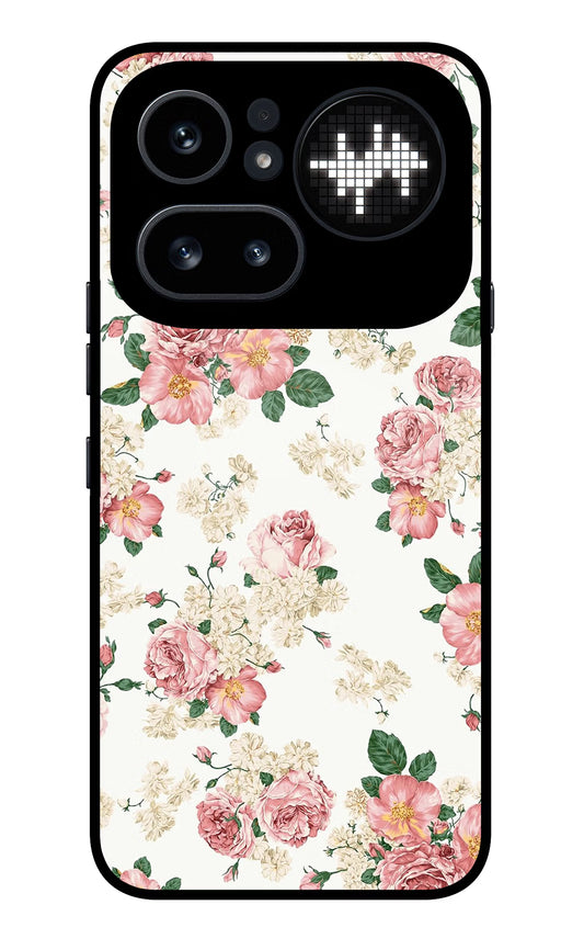 Flowers Nothing Phone 4a Pro Glass Case