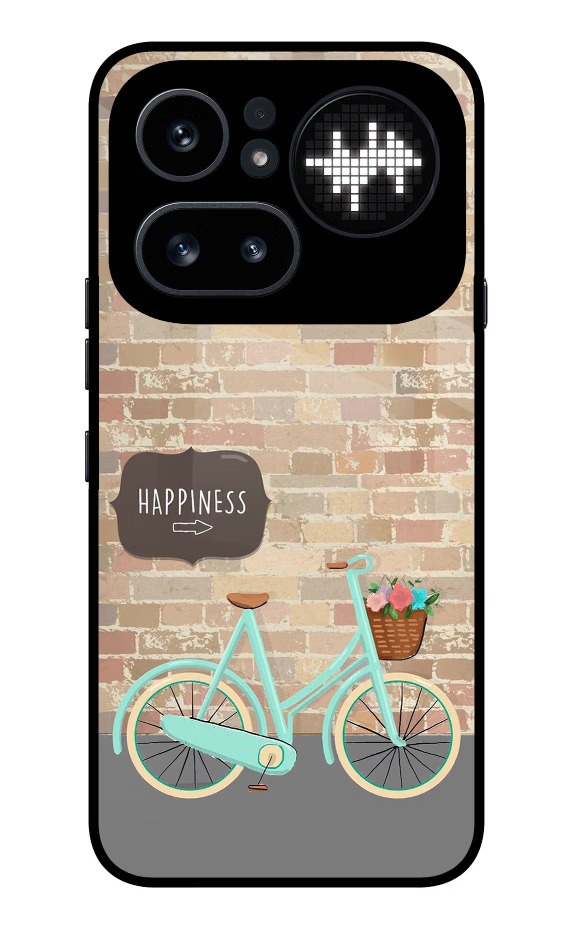 Happiness Artwork Nothing Phone 4a Pro Glass Case Back Cover by Casekaro