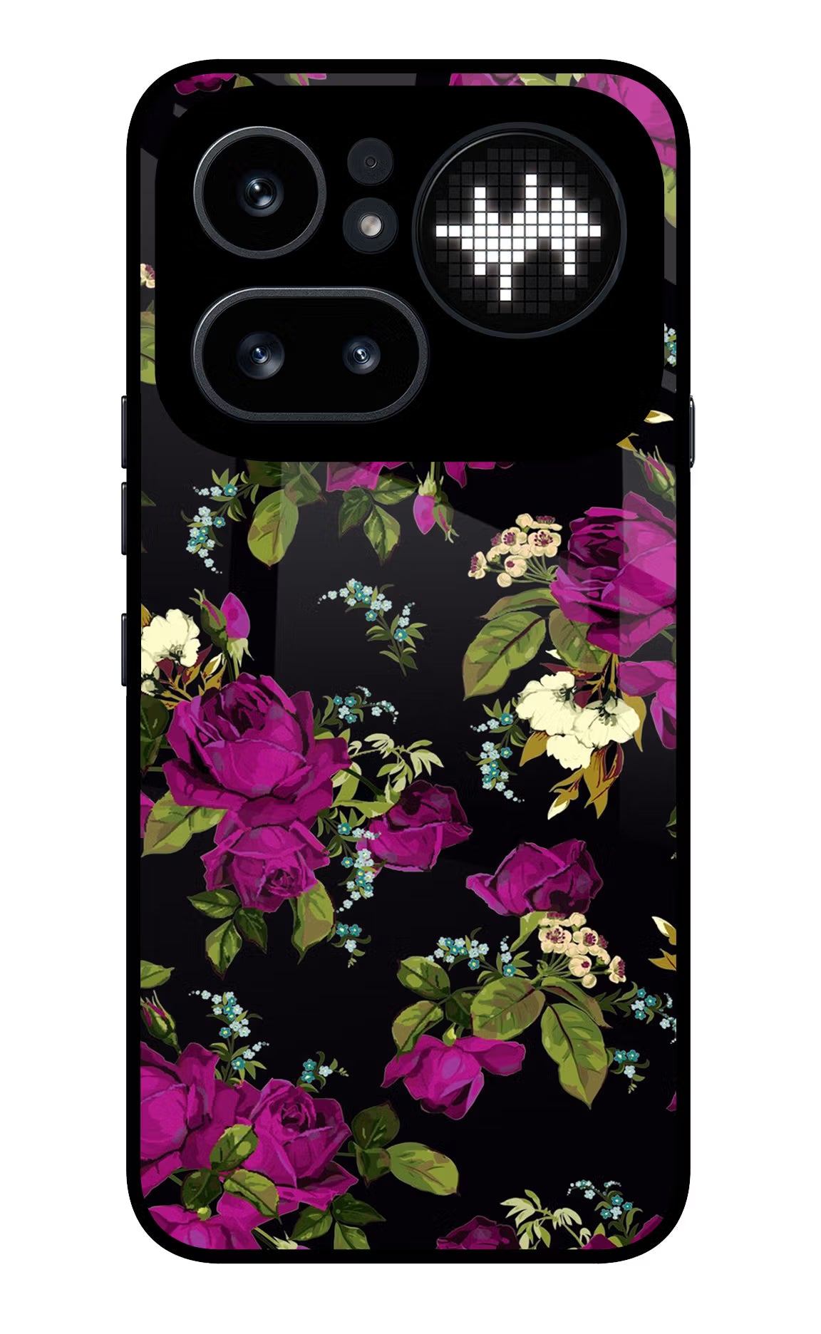 Flowers Nothing Phone 4a Pro Glass Case