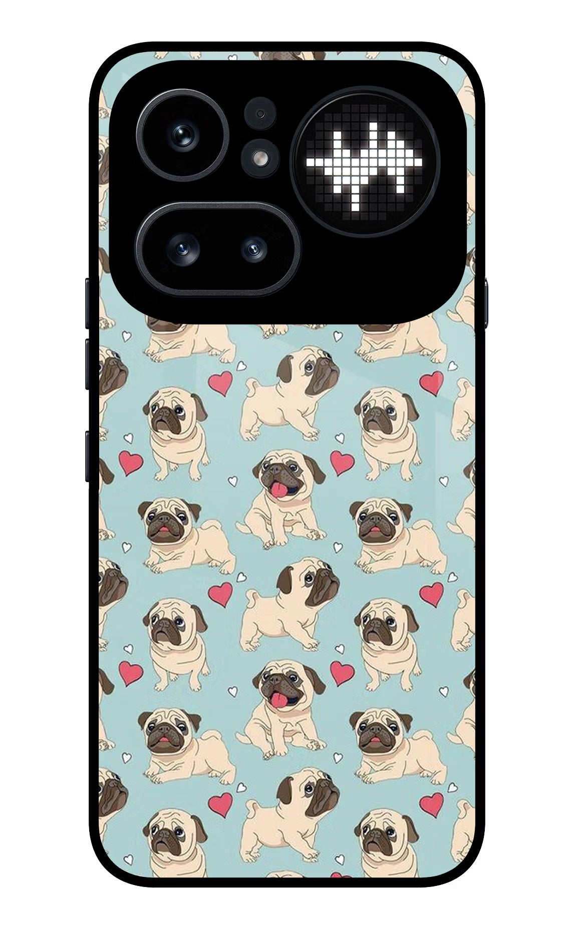 Pug Dog Nothing Phone 4a Pro Glass Case