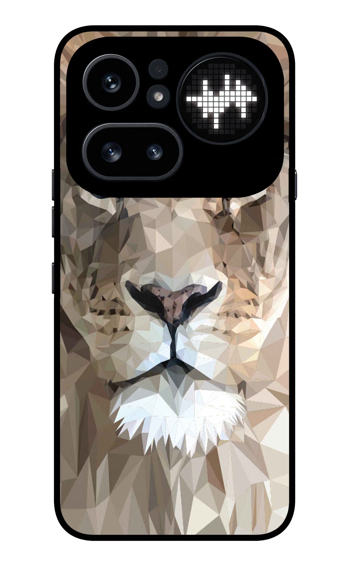 Lion Art Nothing Phone 4a Pro Glass Case