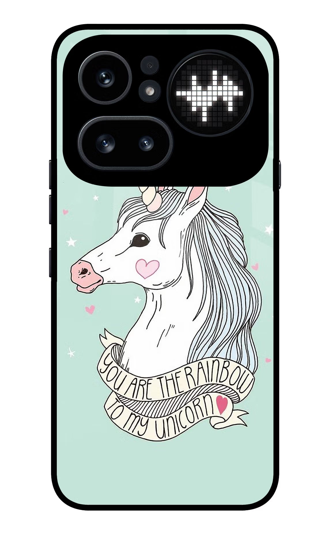 Unicorn Wallpaper Nothing Phone 4a Pro Glass Case Back Cover by Casekaro