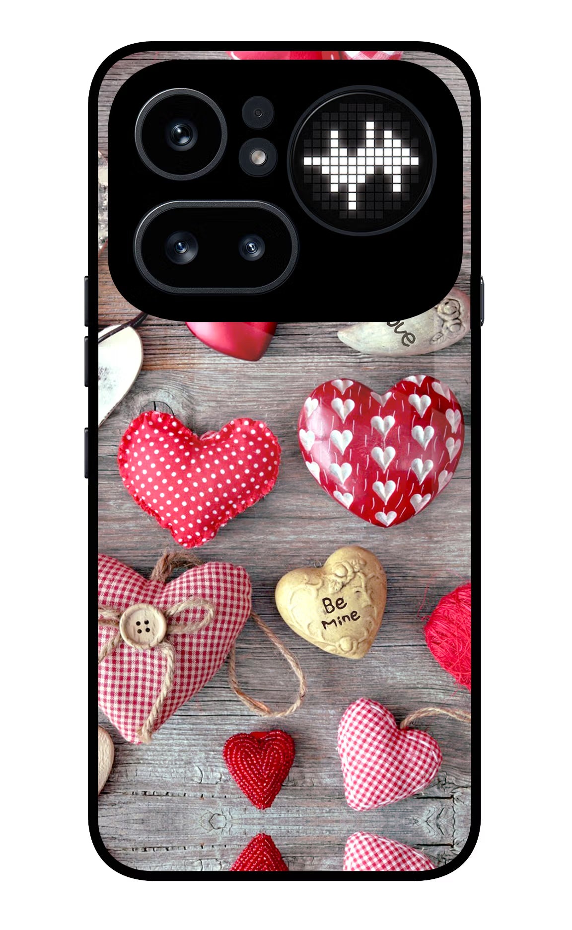 Love Wallpaper Nothing Phone 4a Pro Glass Case