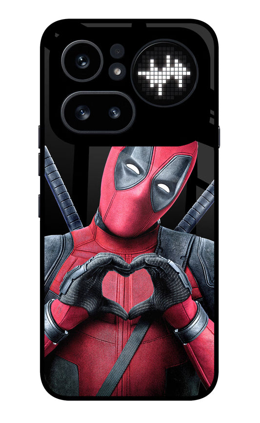 Deadpool Nothing Phone 4a Pro Glass Case
