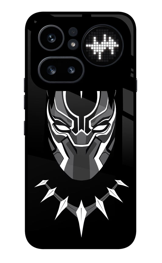 Black Panther Nothing Phone 4a Pro Glass Case