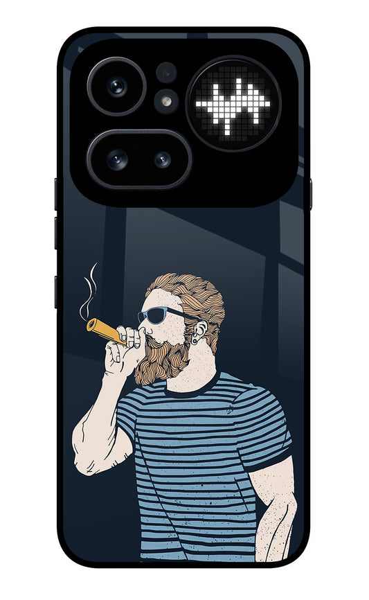 Smoking Nothing Phone 4a Pro Glass Case
