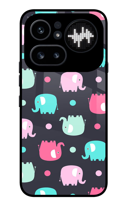 Elephants Nothing Phone 4a Pro Glass Case