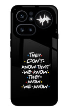 FRIENDS Dialogue Nothing Phone 4a Pro Glass Case