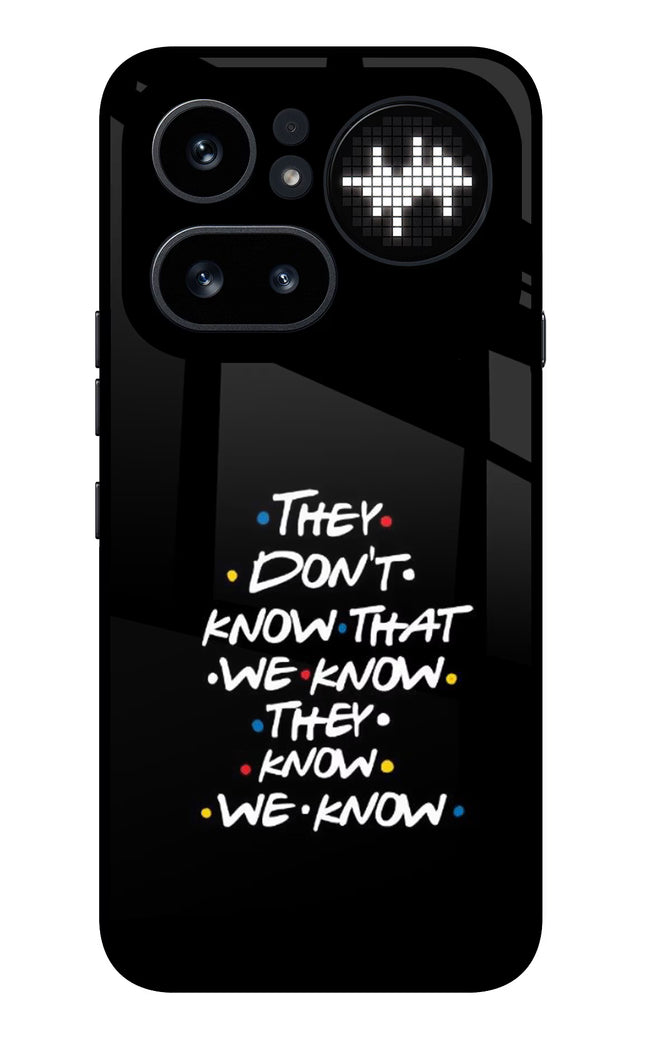 FRIENDS Dialogue Nothing Phone 4a Pro Glass Case
