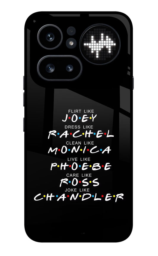 FRIENDS Character Nothing Phone 4a Pro Glass Case