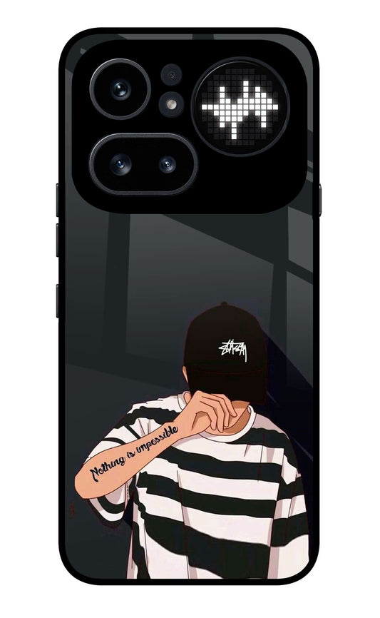 Aesthetic Boy Nothing Phone 4a Pro Glass Case
