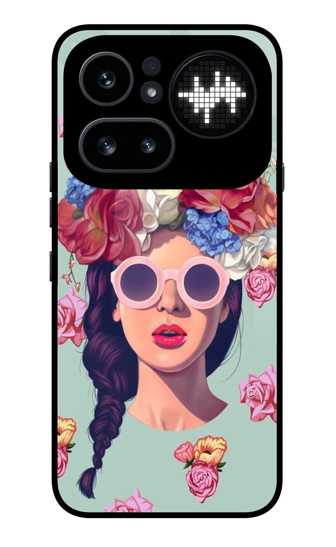 Pretty Girl Nothing Phone 4a Pro Glass Case Back Cover by Casekaro