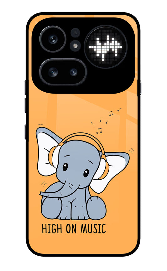 High On Music Nothing Phone 4a Pro Glass Case