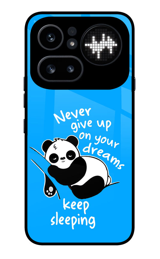 Keep Sleeping Nothing Phone 4a Pro Glass Case