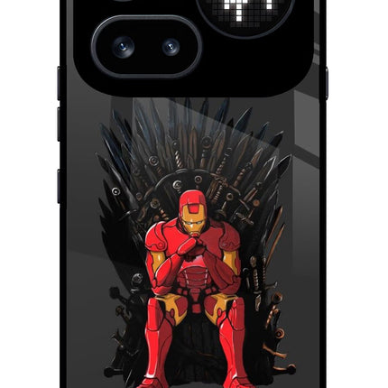 Ironman Throne Nothing Phone 4a Pro Glass Case