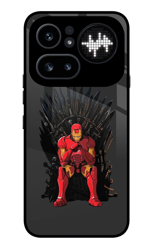 Ironman Throne Nothing Phone 4a Pro Glass Case