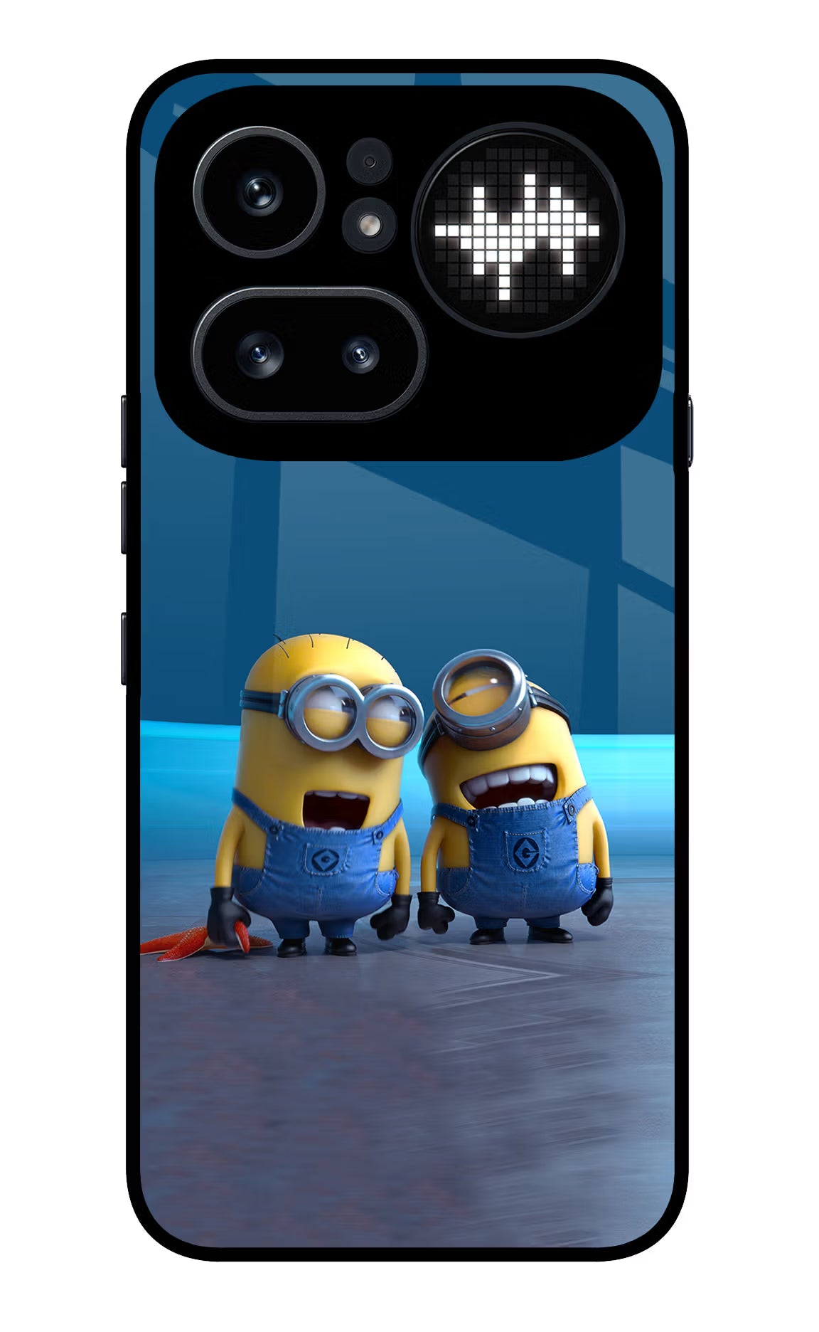 Minion Laughing Nothing Phone 4a Pro Glass Case