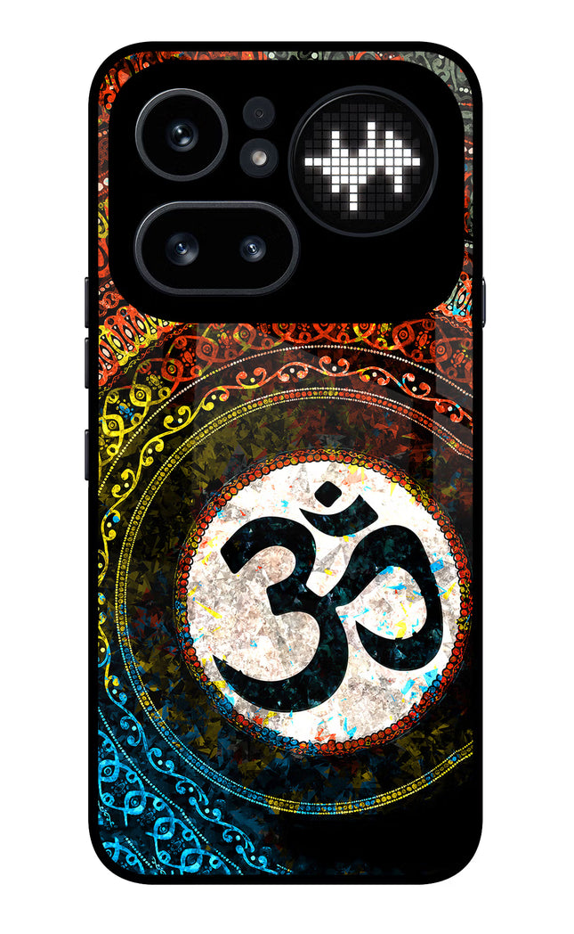 Om Cultural Nothing Phone 4a Pro Glass Case
