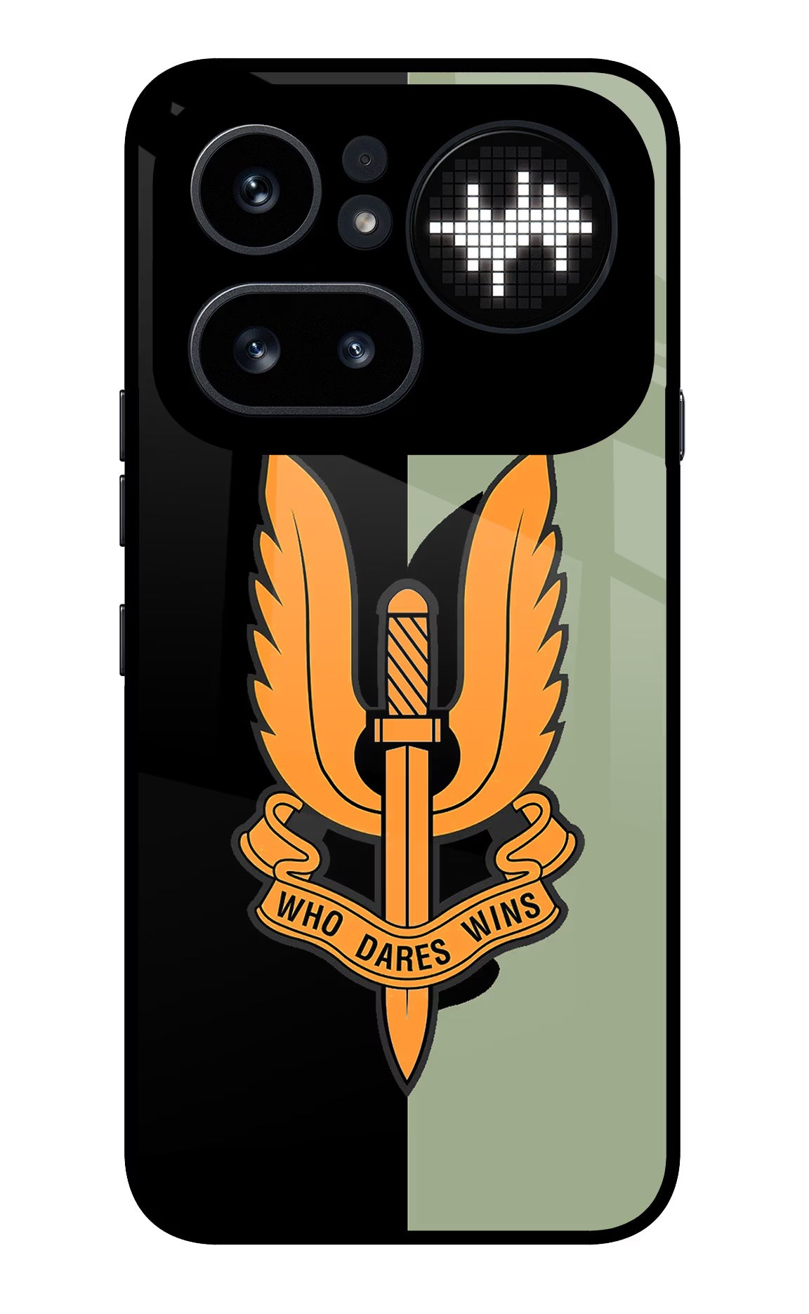 Balidan Logo Nothing Phone 4a Pro Glass Case Back Cover by Casekaro