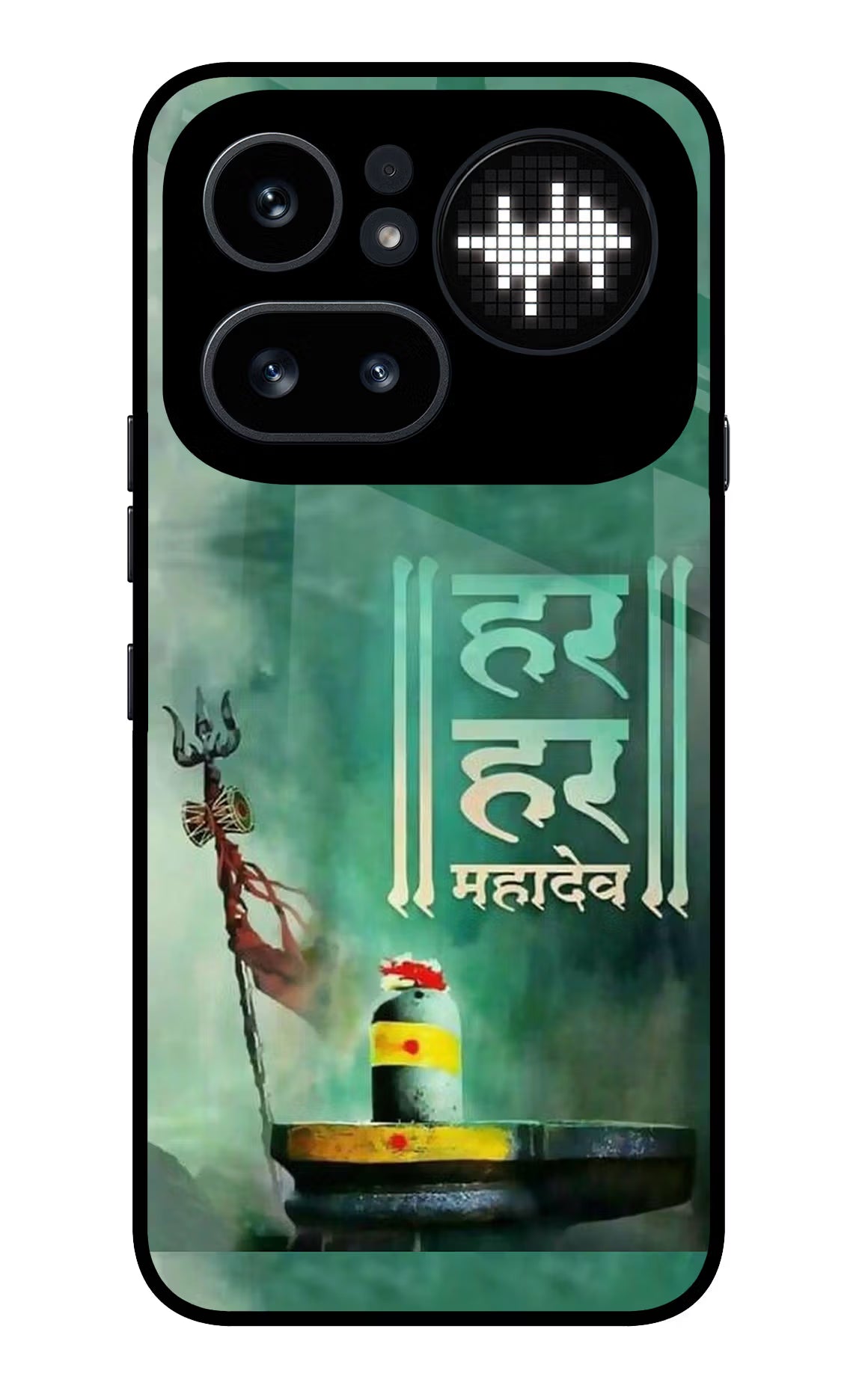 Har Har Mahadev Shivling Nothing Phone 4a Pro Glass Case